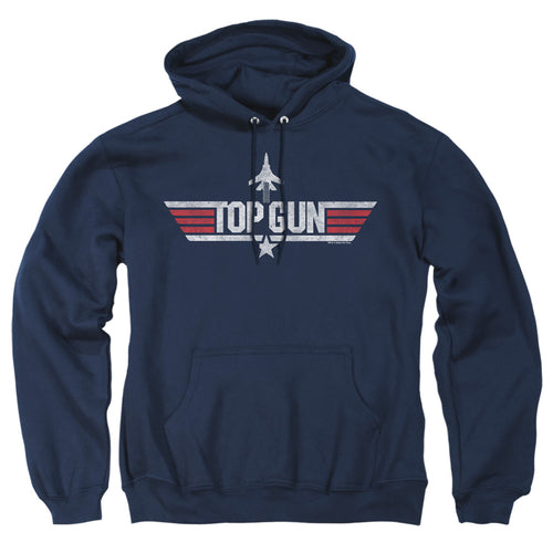 Top Gun Logo Navy Pullover Hoodie