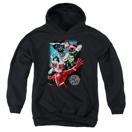 Justice League Galactic Attack Youth Hoodie