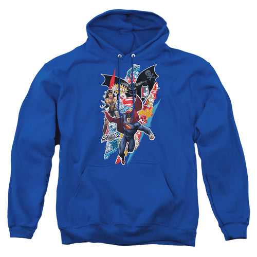 Batman v Superman Ripped Trio Pullover Hoodie