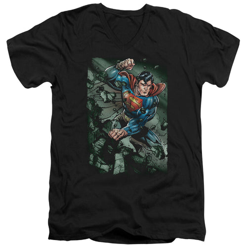 Superman Indestructible V-Neck T-Shirt