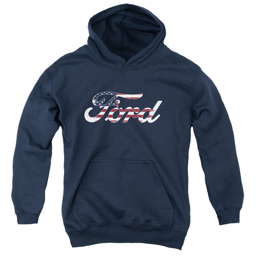 Ford Flag Logo Youth Hoodie