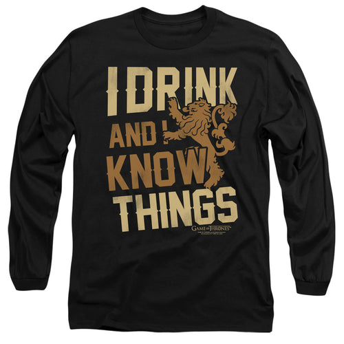 Game of Thrones Know Things Long Sleeve T-Shirt