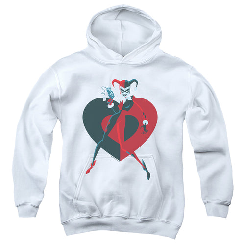 Batman Harely Heart Youth Hoodie