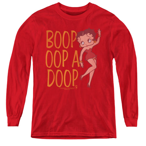 Betty Boop Classic Oop Youth Long Sleeve T-Shirt