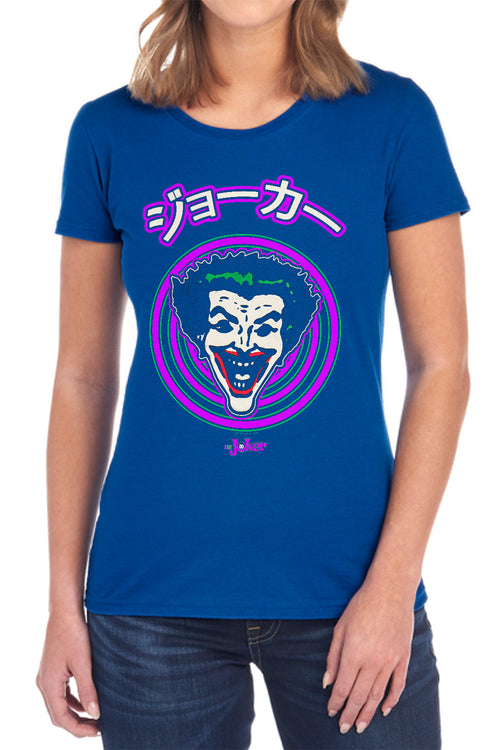 Batman Face Spiral Womens T-Shirt