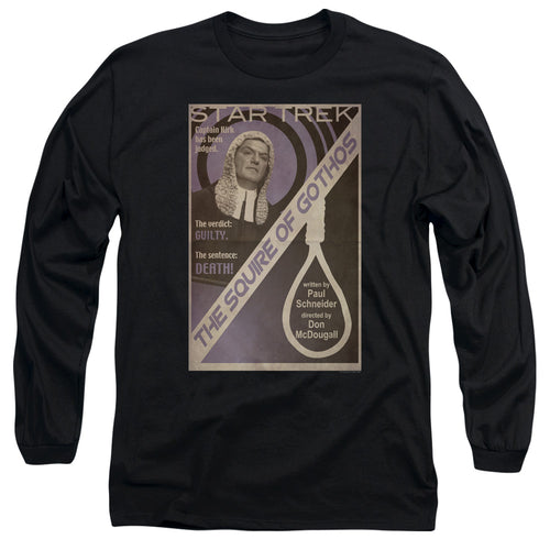 Star Trek Juan Ortiz The Squire of Gothos Black Long Sleeve T-Shirt