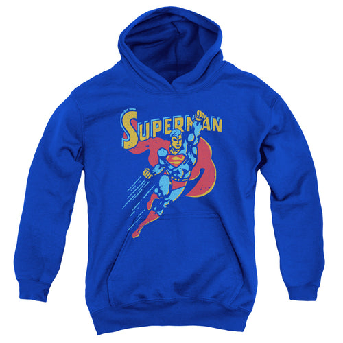 Superman Life Like Action Youth Hoodie