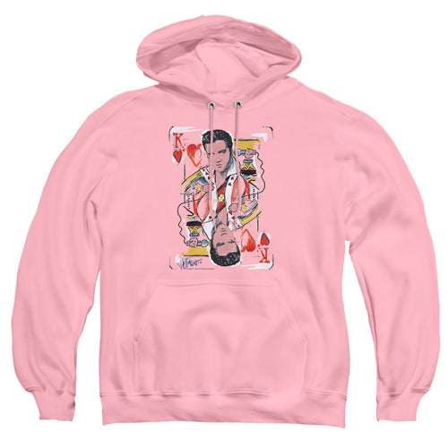 Elvis Presley King Of Hearts Pullover Hoodie