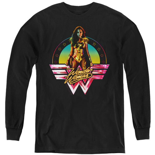 Wonder Woman 1984 Color Pop Youth Long Sleeve T-Shirt