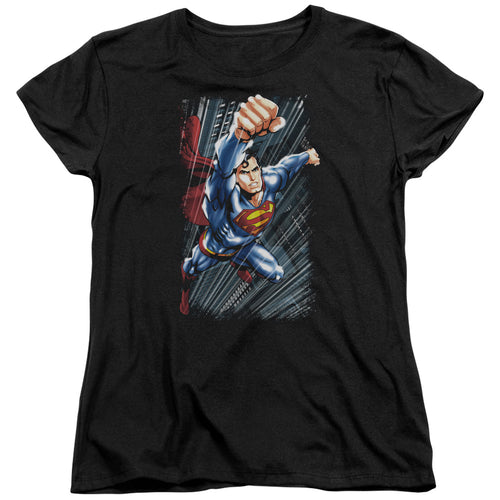 Superman Faster Than Womens T-Shirt
