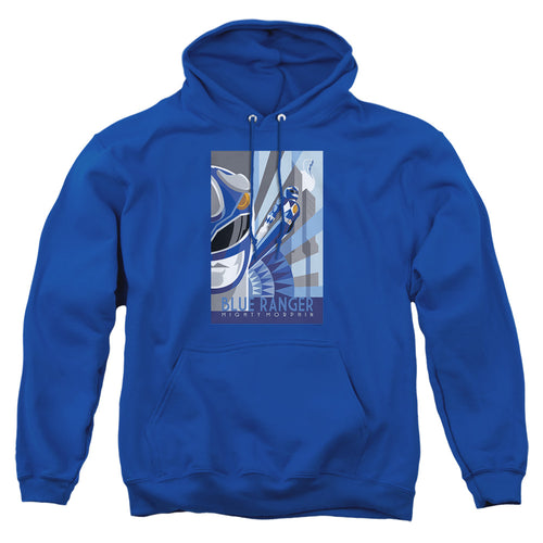 Mighty Morphin Power Rangers Blue Ranger Deco Pullover Hoodie