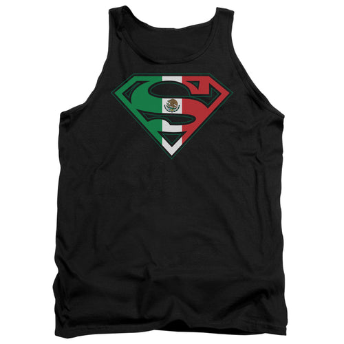Superman Mexican Flag Shield Tank Top