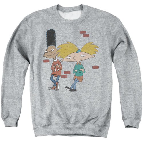 Hey Arnold Arnold And Gerald Leaning Crewneck Sweatshirt