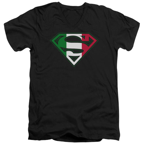 Superman Italian Shield V-Neck T-Shirt