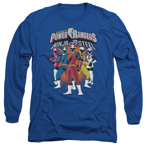 Power Rangers: Ninja Steel Team Lineup Long Sleeve T-Shirt
