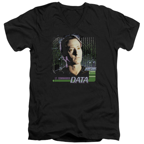 Star Trek Data V-Neck T-Shirt