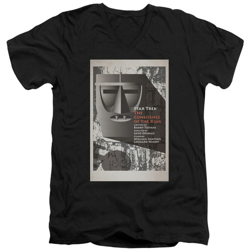 Star Trek Juan Ortiz The Conscience of the King Black V-Neck T-Shirt