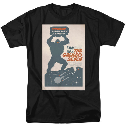 Star Trek Juan Ortiz The Galileo Seven Black T-Shirt