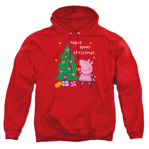 Peppa Pig Loves Christmas Pullover Hoodie