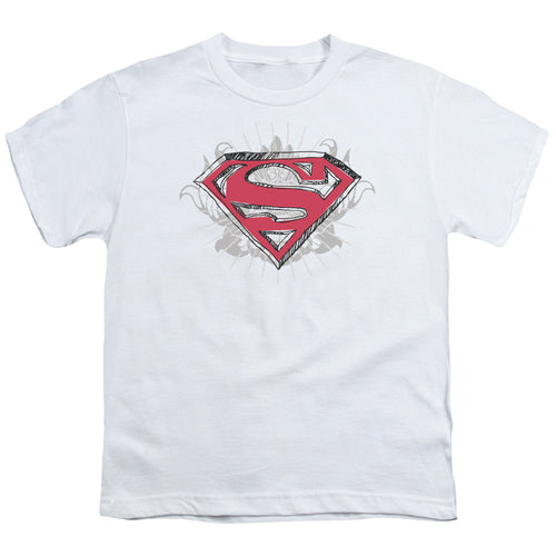 Superman Hastily Drawn Shield Youth/Toddler T-Shirt