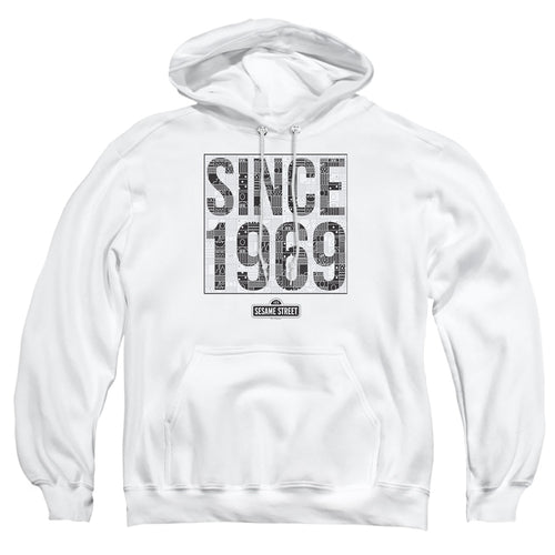 Sesame Street Since 1969 Pattern Pullover Hoodie