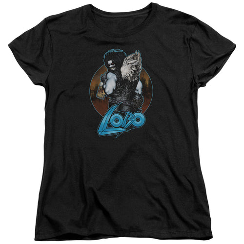 Justice League Gut Rot Womens T-Shirt