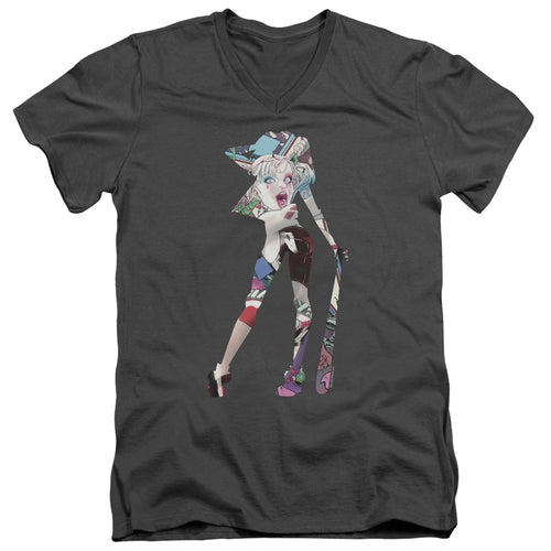 Batman Scene Inside V-Neck T-Shirt