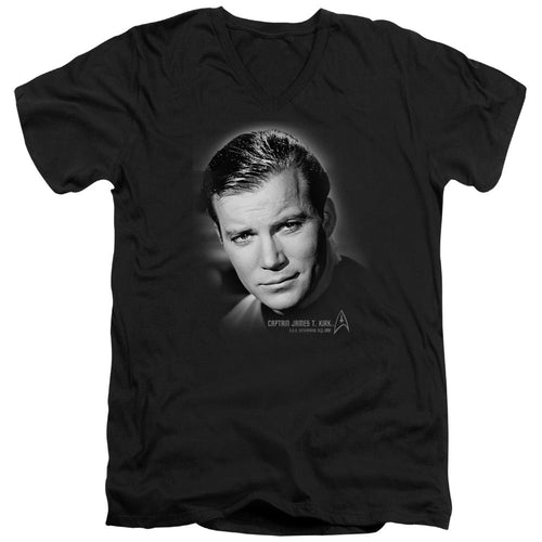 Star Trek Captain Kirk Portrait V-Neck T-Shirt