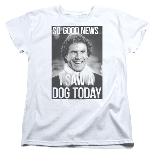Elf Must Love Dogs Womens T-Shirt