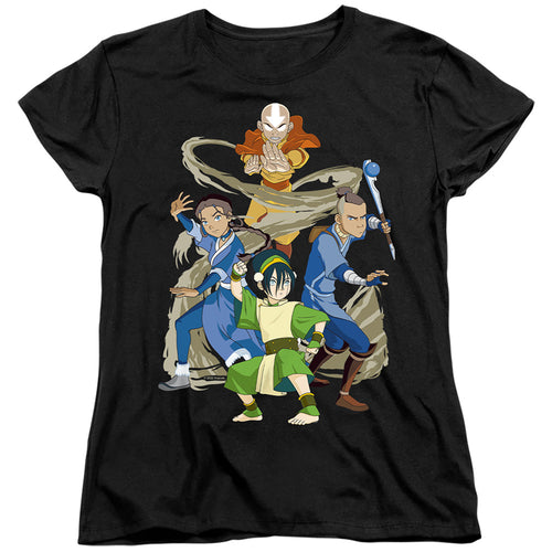 Avatar: The Last Airbender Team Avatar Elements Womens T-Shirt