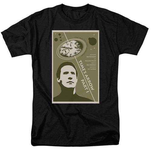 Star Trek Time's Arrow Part I Black T-Shirt