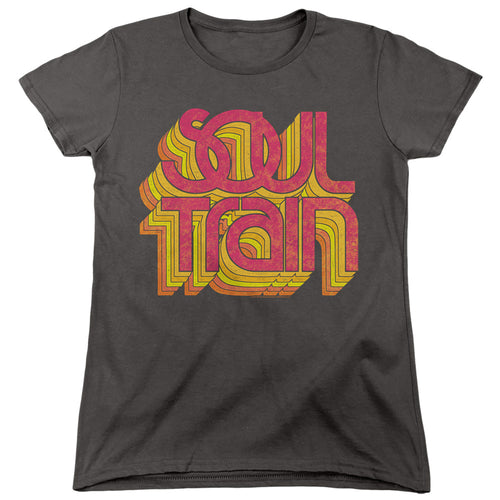 Soul Train Soul Train Vibing Logo Womens T-Shirt