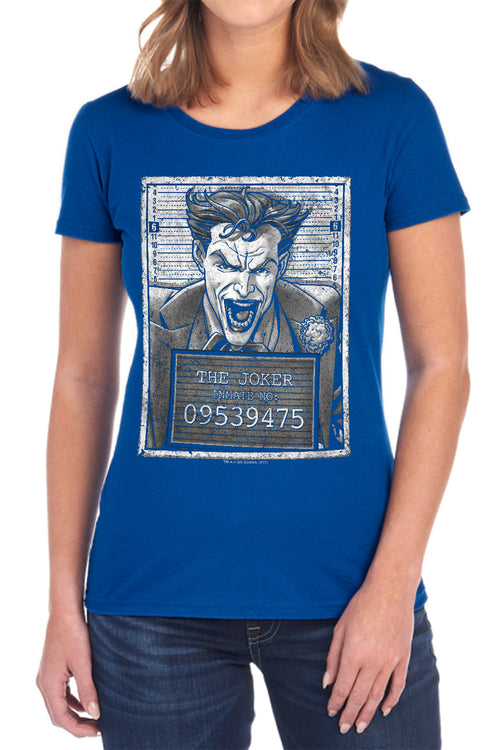 Batman Joker Inmate Womens T-Shirt