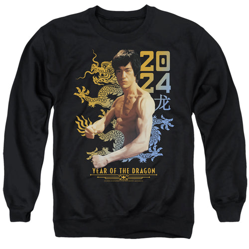 Bruce Lee Two Tone Year of the Dragon Crewneck Sweatshirt