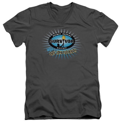 Survivor Off My Island V-Neck T-Shirt