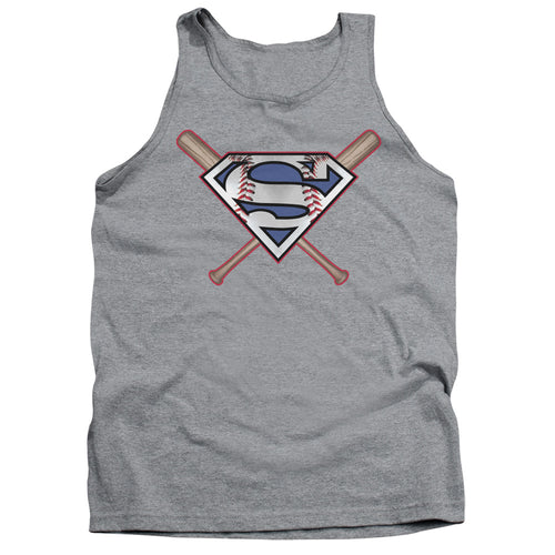 Superman Crossed Bats Tank Top