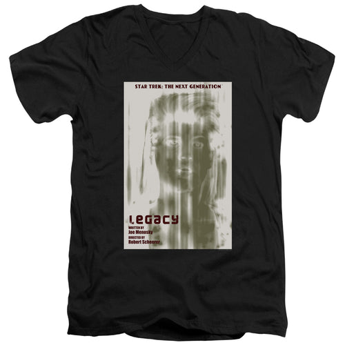Star Trek Legacy Black V-Neck T-Shirt