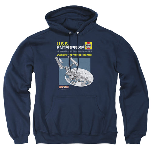 Star Trek Enterprise Owners Workshop Manual Pullover Hoodie