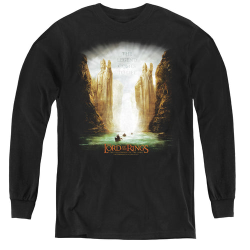 Lord of the Rings Kings Of Old Youth Long Sleeve T-Shirt