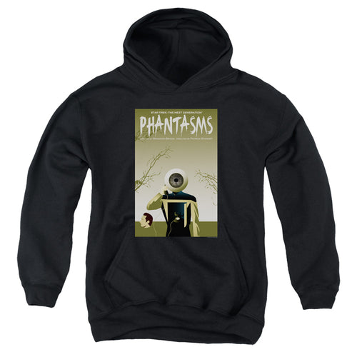 Star Trek Phantasms Black Youth Hoodie