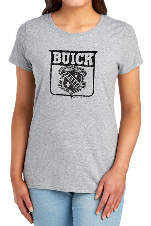 Buick 1946 Shield Emblem Womens T-Shirt