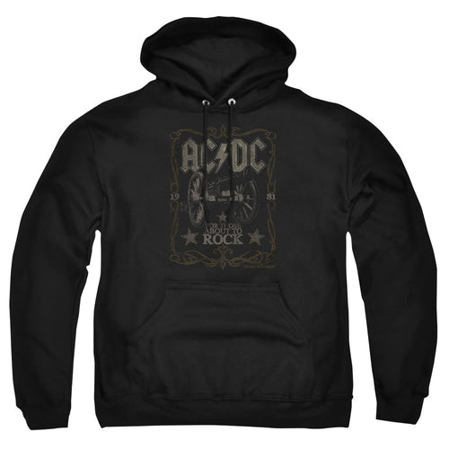 AC/DC Rock Label Pullover Hoodie