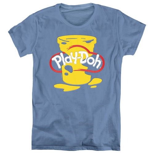 Play-Doh Messy Logo Womens T-Shirt
