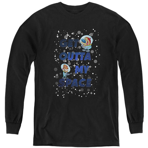 Ren and Stimpy Get Outta My Space Youth Long Sleeve T-Shirt