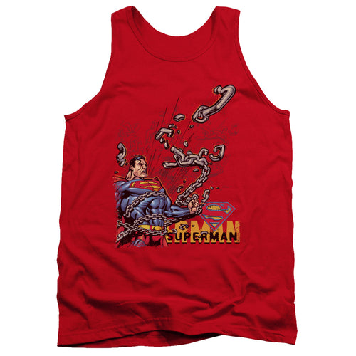 Superman Breaking Chains Tank Top