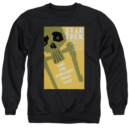 Star Trek Juan Ortiz And the Children Shall Lead Black Crewneck Sweatshirt
