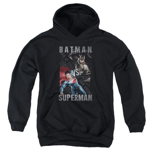 Batman v Superman Hero Split Youth Hoodie