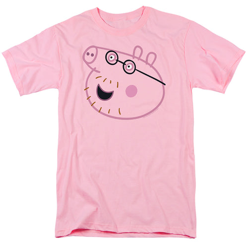 Peppa Pig Pink Out Daddy Pig Face T-Shirt