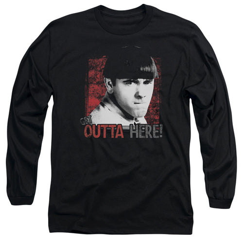 The Three Stooges Get Outta Here Long Sleeve T-Shirt