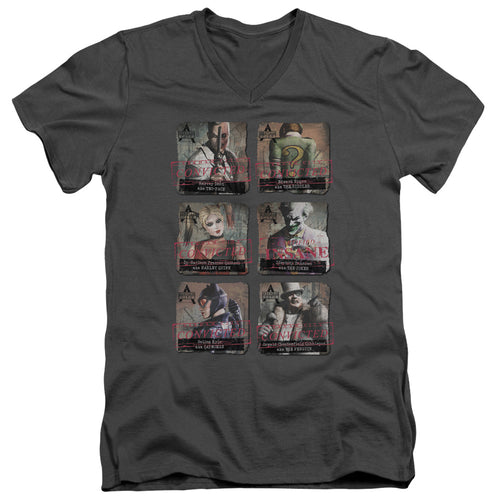 Batman Arkham Lineup V-Neck T-Shirt